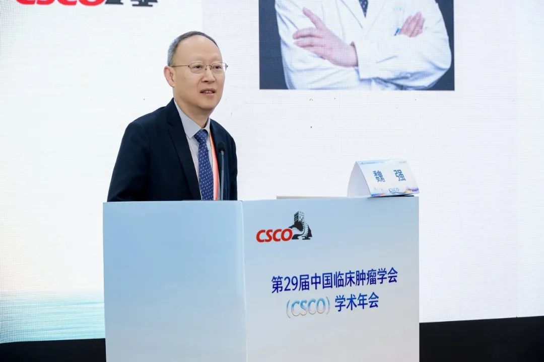 Prof. Wei Qiang of West China Hospital, Sichuan University, delivering opening remarks